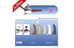 China Sleek 3-Blade Ceiling Fan with Integrated LED Light Modern and Stylish Design supplier