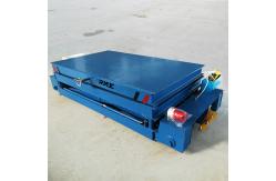 China Lifting Platform Rail Transfer Trolley Battery Wireless Remote Control Stepless Speed supplier