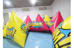China 2.5m Inflatable Water Floating Marker buoys With Logo Yellow / Pink supplier