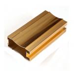 Rose / Golden Anodized Polished aluminum t profile T3-T8 Temper for sale