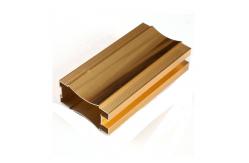 China Rose / Golden Anodized Polished aluminum t profile T3-T8 Temper supplier