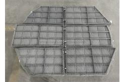 China Rectangle Ss316 Wire Mesh Demister For Vessel Boiler System supplier