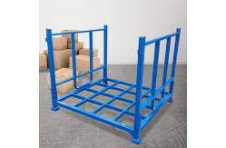 China Q235 Steel Cage Pallet Heavy Stacker Rack 1500kg Load Capacity supplier