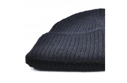 China Custom Embroidery / Printed Logo Acrylic Beanies Jacquard Knitted Hats Warm Hat With Patch supplier