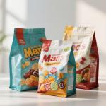 Eco-Luxury BOPET Sugar Packaging Recyclable Matte Finish & Degassing Valve for sale