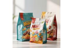 China Eco-Luxury BOPET Sugar Packaging Recyclable Matte Finish & Degassing Valve supplier