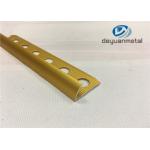 Height 8MM Square Aluminium Edge Trim Profiles  Oem Acceptable for sale
