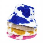 Outdoor women winter warm Faux Fur Fluffy Bucket Hat  Soft Velvet Furry Fisherman Caps Girl Fashion Panama for sale