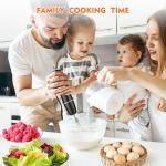 BPA Free Portable Hand Blender 12 Speeds Handheld Mixer Blender