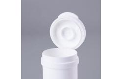 China Effervescent Tablets Packaging with Food Grade PP Plastic Pill Tube and Sealing Caps supplier