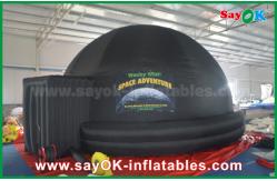China 5m DIA Black Inflatable planetarium Dome Projection Tent For School Teaching supplier