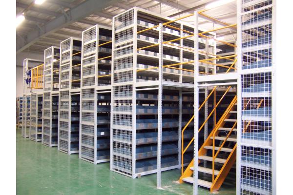 NOVA Logistics Powder Coating Multi Tier Mezzanine Rack ., Wire Storage Racks
