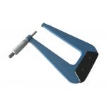 High Precision Deep Throat Micrometer with Ratchet Stop and Carbide Measuring Face