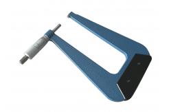 China High Precision Deep Throat Micrometer with Ratchet Stop and Carbide Measuring Face supplier