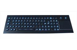 China Top panel mount  Backlit USB stainless Keyboard with touchpad and numeci keypad supplier