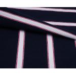 Breathable And Comfortable And Crisp And Wear-Resistant Striped Knit Fabric For Polo Shirt for sale