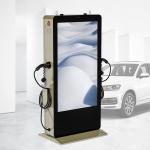 43KW Level 1 EV Charger Floor Stand 55in Electric Car Charging Station for sale