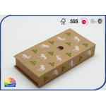 Red Color Hinged Lid Gift Box New Year Gift Paper Packaging Custom Printed for sale