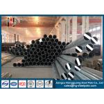 Minimum Yield Strength 345 MPA Steel Conical Steel Utility Poles 25m Electrical Power Pole for sale