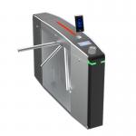 30W 304 Stainless Steel Waist High Turnstile Barrier Gate for sale