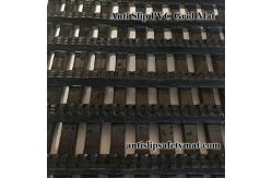China Open Grid PVC Slip Resistant Floor Mats Hard Wearing Width 0.9M supplier