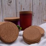 Premium Quality OEM  Glass Candle Jar Cork Stopper Tightly Airtightness for sale
