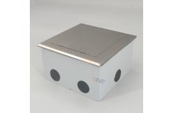 China Office Room Flip Lid Under Floor Socket With Bottom Case supplier