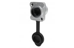 China Industrial Ethernet Chassis Connector Female Outdoor Waterproof Rj45 Connector supplier