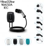 Ev Wallbox Charger 7kw Electric Car Ev Charging Station 3.5KW 7KW 11KW 16A 32A SAE for sale