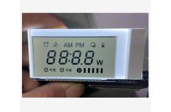 China Monochrome Positive TN LCD Segment Display For Smart Clock supplier