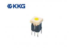 China 180 Degree Illuminated Push Switch 50mA Horizontal Operation supplier