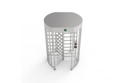 China Security Access Control Full Height Turnstile Gate Hot Dip Galvanizing With Canopy supplier