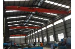 China 0.5~32T Frequency converter Low headroom Electric Single Beam  eot Crane supplier