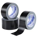 Waterproof Gaffers Black Cloth Duct Tape Packing Strong Sticky For Pipeline 3 Inch for sale