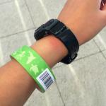 Waterproof Tyvek Wristbands for Event Admission Barcode Number Paper Bracelet Bands