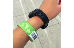 China Waterproof Tyvek Wristbands for Event Admission Barcode Number Paper Bracelet Bands supplier
