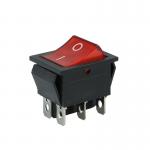 Small Boat Rocker Switch Dpst On Off Snap In 16a 250v/20a 125v 4 Pin Ac Switch Red for sale