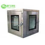 Corner Door Cleanroom Pass Box Stainless Steel Electronic Interlocking ISO14644 for sale