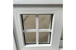 China Custom Glass Windows Upvc Vinyl Single Double Glazed Sliding Pvc Windows With Grills supplier