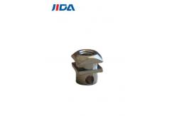 China H62 Nickel Plated Threaded Insert Nut Knurled Thumb Nuts M5 X 10.5mm supplier