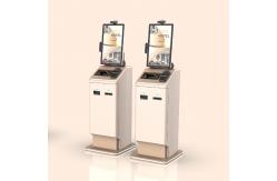 China Self Service Kiosk For Hotels With Printer QR Code Scanner Cash Recycler supplier