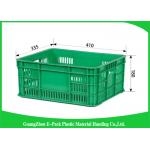 Mesh Plastic Food Crates Moving Storage Environmental Protection For Supermarkets for sale