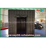 Inflatable Photo Studio 2 Doors Inflatable Photo Booth With LED Light Oxford Cloth 2.5m  Black for sale