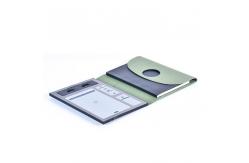 China Luxurious Pu Leather Power Bank Notebook Multifunction Wireless Charging supplier
