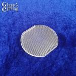 Custom High Clarity Patterned Textured Glass Cover For Spotlighting