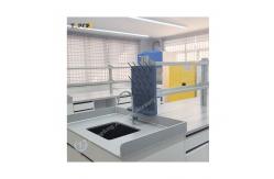 China Customized Lab Island Bench With Ample Storage And Personalized Lockers supplier