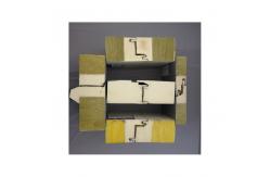 China Grade A Rockwool Sandwich Panel Roofing Sheets With Polyurethane Sealing Fireproof supplier