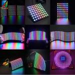 8x8 RGB LED Matrix Panels , LED Pixel Screen APA102C WS2812B SK6812