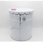 1L Paint Pail Bucket Waterproof Metal Lid Mini Tin Pails