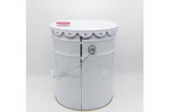 China 1L Paint Pail Bucket Waterproof Metal Lid Mini Tin Pails supplier